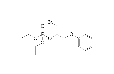 (1-bromanyl-3-phenoxy-propan-2-yl) diethyl phosphate