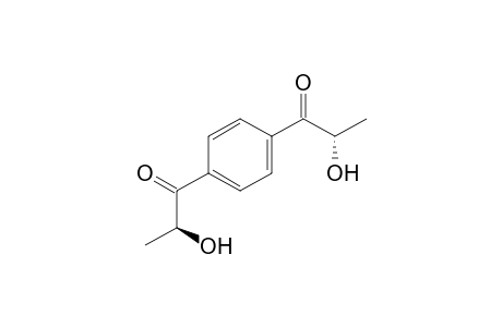 (2S)-2-hydroxy-1-[4-[(2S)-2-hydroxy-1-oxopropyl]phenyl]-1-propanone