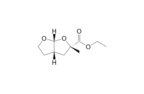 (2S*,3aS*,6aR*)-ethyl 2-methylperhydrofuro[2,3-b]furan-2-carboxylate