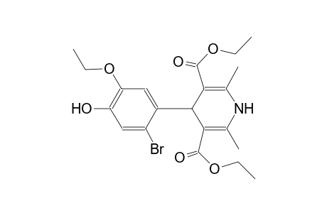 diethyl 4-(2-bromo-5-ethoxy-4-hydroxyphenyl)-2,6-dimethyl-1,4-dihydro-3,5-pyridinedicarboxylate
