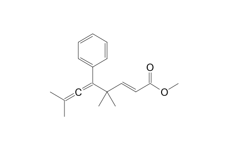 Methyl (E)-4,4,7-trimethyl-5-phenyl-2,5,6-octatrienoate