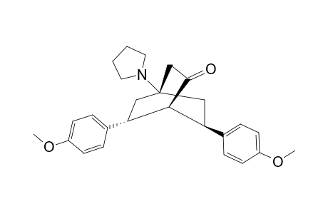 (6RS,7RS)-(+/-)-6,7-BIS-(4-METHOXYPHENYL)-4-PYRROLIDINO-BICYClO-[2.2.2]-OCTAN-2-ONE