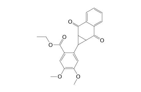 ETHYL-4,5-DIMETHOXY-2-[(1'R*,1'AR*,7'AS*)-1'A,2',7',7'A-TETRAHYDRO-2',7'-DIOXO-1H-CYCLOPROPA-[B]-NAPHTHALENE-1'-YL]-BENZOATE