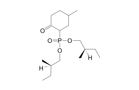 Bis(2(S)-methylbutyl) 5-Methyl-2-oxocyclohexyl Phosphate