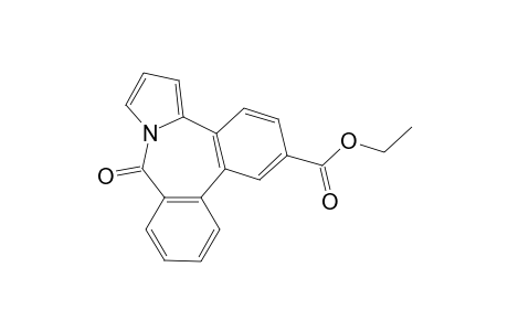 Ethyl 9-oxo-9H-dibenzo[c,e]pyrrolo[1,2-a]azepine-2-carboxylate