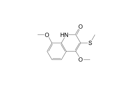 4,8-Dimethoxy-3-(methylthio)-1H-quinolin-2-one