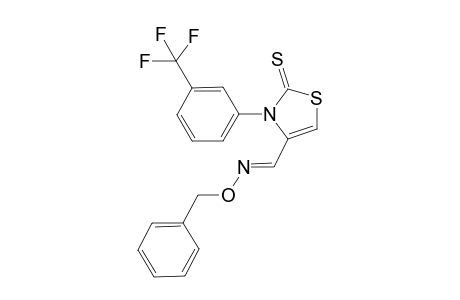s-cis (4-1'')-2-Thioxo-3-(3-trifluormethylphenyl)-2,3-dihydrothiazol-4-carbaldehyd-O-benzyloxime