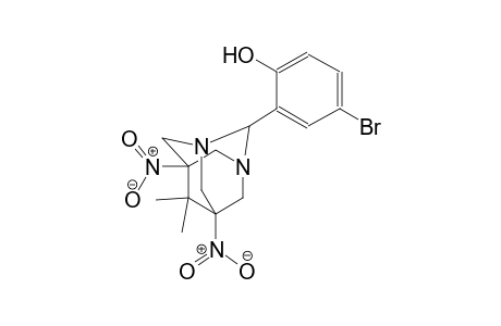 4-bromo-2-(6,6-dimethyl-5,7-dinitro-1,3-diazatricyclo[3.3.1.1~3,7~]dec-2-yl)phenol