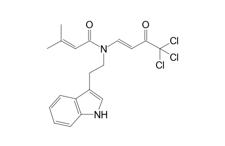 4-{(3"',3"'-Dimethylacryloyl)[2'-(3''-indolyl)ethyl]amino}-1,1,1-trichloro-3-buten-2-one