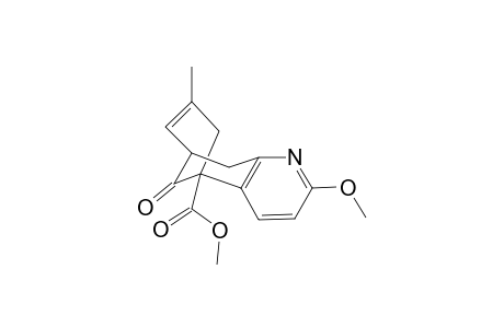 Methyl (13 R*)-5-methoxy-6-aza-11-methyl-13-keto-tricyclo[7.3.1.0(2,7)]trideca-2(7),3,5,10-tetraen-14-oate