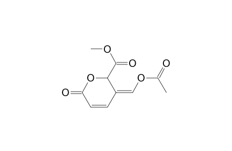 Methyl (Z)-3-[(acetyloxy)methylene]-6-oxo-3,6-dihydro-2H-pyran-2-carboxylate