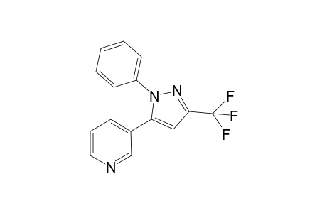3-(1-Phenyl-3-(trifluoromethyl)-1H-pyrazol-5-yl)pyridine