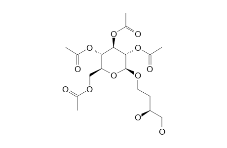 (3S)-3,4-DIHYDROXYBUTYL-TETRA-O-ACETYL-BETA-D-GLUCOPYRANOSIDE