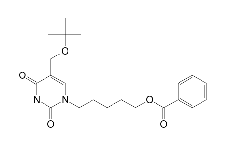 1-(5-BENZOYLOXYPENTYL)-5-TERT.-BUTOXYMETHYLURACIL