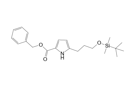 Benzyl 5-(3-(tert-butyldimethylsilyloxy)propyl)-1H-pyrrole-2-carboxylate