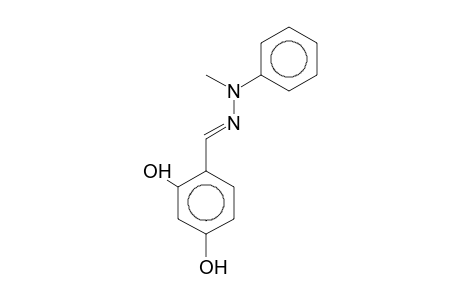 2,4-Dihydroxybenzaldehyde methyl(phenyl)hydrazone