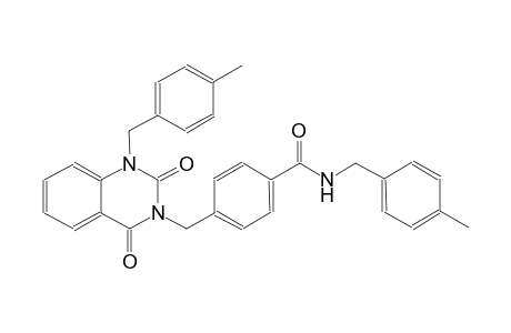 N-(4-methylbenzyl)-4-[(1-(4-methylbenzyl)-2,4-dioxo-1,4-dihydro-3(2H)-quinazolinyl)methyl]benzamide