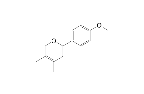 2-(4-Methoxyphenyl)-4,5-dimethyl-3,6-dihydro-2H-pyran