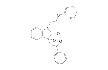2H-indol-2-one, 1,3-dihydro-3-hydroxy-3-(2-oxo-2-phenylethyl)-1-(2-phenoxyethyl)-