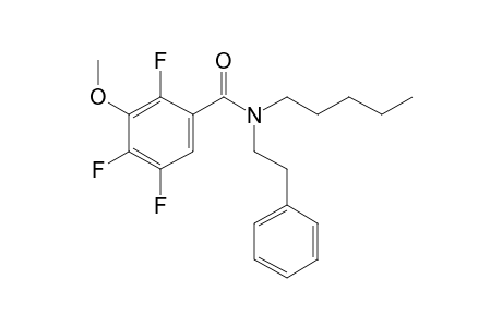 Benzamide, 2,4,5-trifluoro-3-methoxy-N-(2-phenylethyl)-N-pentyl-