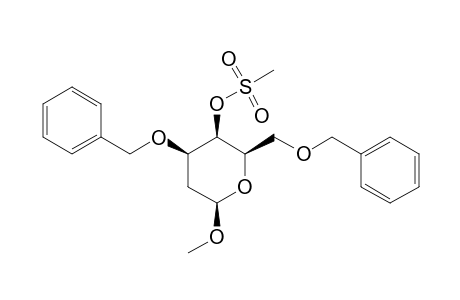 METHYL-3,6-DI-O-BENZYL-2-DEOXY-4-O-METHYLSULFONYL-BETA-D-HEXOSIDE