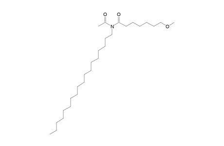 7-Methoxy-heptanoic acid, acetyl-octadecyl-amide