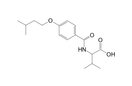 3-Methyl-2-[4-(3-methyl-butoxy)-benzoylamino]-butyric acid