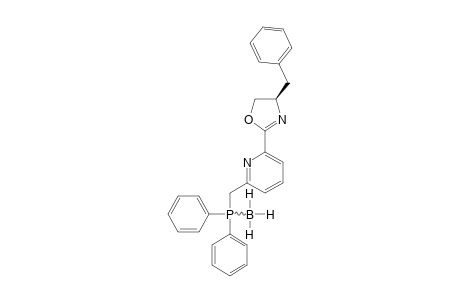 (S)-TRIHYDROBORANE-[2-(DIPHENYLPHOSPHANYL-KAPA-P-METHYL)-6-(4-BENZYL-4,5-DIHYDROOXAZOL-2-YL)-PYRIDINE]