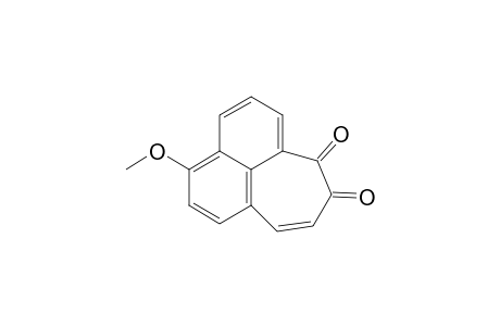 Cyclohepta[de]naphthalene-7,8-dione, 3-methoxy-
