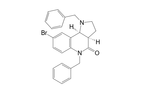 (3aR,9bS)-1,5-dibenzyl-8-bromo-2,3,3a,9b-tetrahydropyrrolo[3,2-c]quinolin-4-one