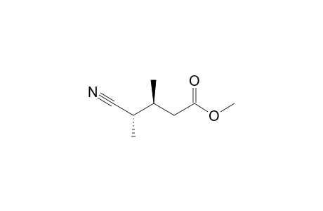 Methyl 3-methyl-4-cyanopentanoate