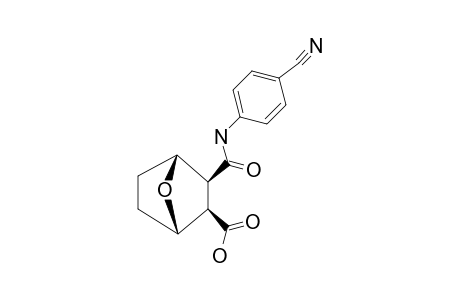 3-((4-CYANOPHENYL)-CARBAMOYL)-7-OXABICYCLO-[2.2.1]-HEPTANE-2-CARBOXYLIC-ACID