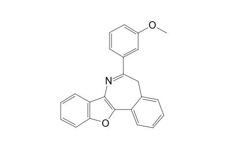 6-(3-Methoxyphenyl)-5H-benzo[d]benzofuro[3,2-b]azepine