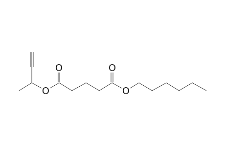 Glutaric acid, but-3-yn-2-yl hexyl ester