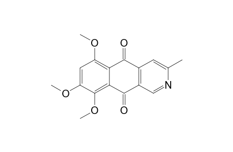 Benz[g]isoquinoline-5,10-dione, 6,8,9-trimethoxy-3-methyl-