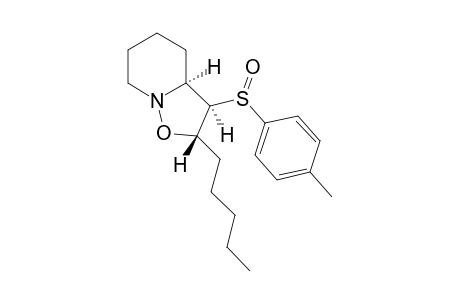 endo-4-p-Tolylsulfinyl-3-pentylpiperidino[1,2-b]isoxazolidine