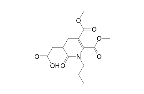 2-[1,2,3,4-Tetrahydro-5,6-bis(methoxycarbonyl)-2-oxo-1-propylpyridin-3-yl]acetic Acid