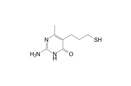 2-amino-5-(3-mercaptopropyl)-6-methyl-4(3H)-pyrimidinone