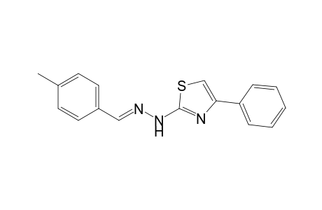 2-(2-(4-Methylbenzylidene)hydrazinyl)-4-phenylthiazole