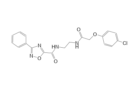 1,2,4-oxadiazole-5-carboxamide, N-[2-[[2-(4-chlorophenoxy)acetyl]amino]ethyl]-3-phenyl-