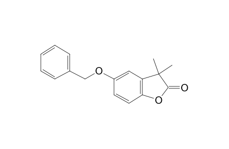 5-(Benzyloxy)-3,3-dimethyl-1-benzofuran-2(3H)-one