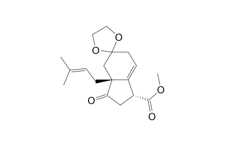 METHYL-(1R,3AR)-5,5-ETHYLENEDIOXY-3A-(3'-METHYLBUT-2'-ENYL)-3-OXO-2,3,3A,4,5,6-HEXAHYDRO-1H-INDENE-1-CARBOXYLATE