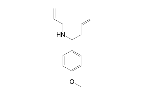 N-Allyl-1-(4-methoxyphenyl)but-3-en-1-amine