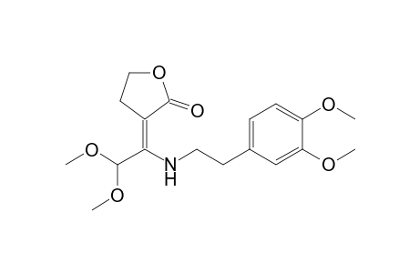 (3Z)-3-[1-(homoveratrylamino)-2,2-dimethoxy-ethylidene]tetrahydrofuran-2-one