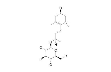 1R-3-(4R-4-HYDROXY-2,6,6-TRIMETHYLCYCLOHEX-1-ENYL)-1-METHYL-PROPYL-BETA-D-GLUCOPYRANOSIDE