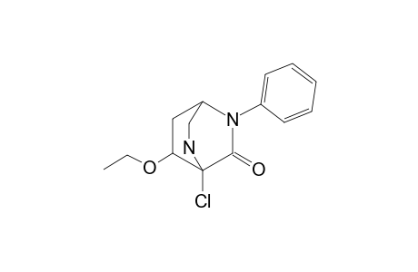 4-chloro-5-ethoxy-7-phenyl-3,7-diazabicyclo[2.2.2]octan-8-one