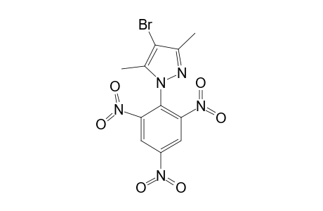 4-BROMO-3,5-DIMETHYL-1-(2',4',6'-TRINITROPHENYL)-PYRAZOLE