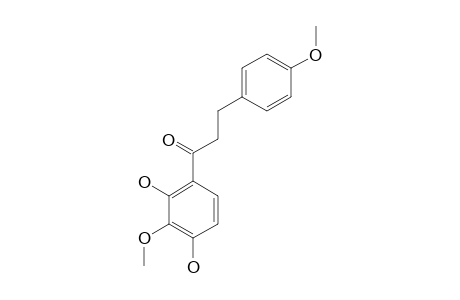 LUSIANIN;1-PROPANONE-1-(2',4'-DIHYDROXY-3'-METHOXYPHENYL)-3-(4''-METHOXYPHENYL)-3-(4''-METHOXYPHENYL)
