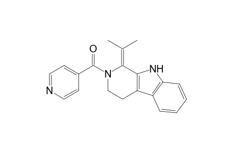 1H-Pyrido[3,4-b]indole, 2,3,4,9-tetrahydro-1-(1-methylethylidene)-2-(4-pyridinylcarbonyl)-