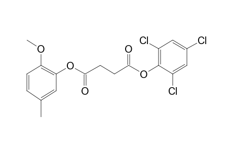 Succinic acid, 2,4,6-trichlorophenyl 2-methoxy-5-methylphenyl ester